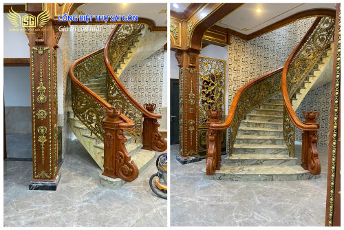 Cầu thang biệt thự 12