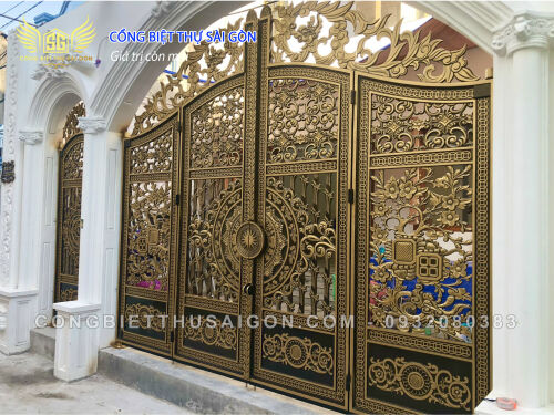 Cổng biệt thự Sài Gòn Mai Hóa Rồng